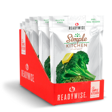 6 CT Case Simple Kitchen Buttered Broccoli